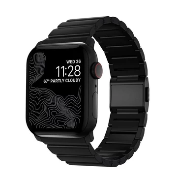 Nomad Titanium Band, black - Apple Watch Ultra (49mm) 8/7 (45mm)/6/SE/5/4 (44mm)/3/2/1 (42mm)