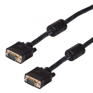 Akyga AK-AV-09 VGA cable 15m Fekete
