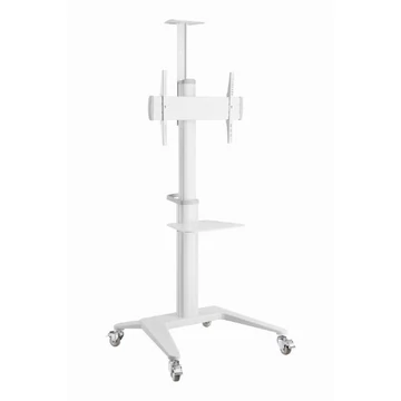 Gembird TVS-70T-02-W Aluminum TV floor stand with caster wheels 37"-70" White Gembird TVS-70T-02-W Aluminum TV floor stand with caster wheels 37"-70" White