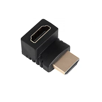 Akyga AK-AD-70 HDMI-M / HDMI-F 90° felfelé adapter Fekete