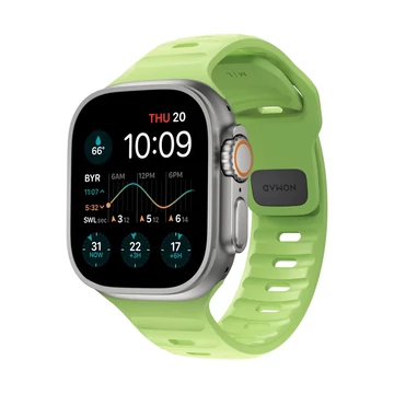 Nomad Sport Strap Apple Watch Ultra 2/1 (49mm) 9/8/7 (45mm)/6/SE/5/4 (44mm)/3/2/1 (42mm) Glow Nomad Sport Strap Apple Watch Ultra 2/1 (49mm) 9/8/7 (45mm)/6/SE/5/4 (44mm)/3/2/1 (42mm) Glow