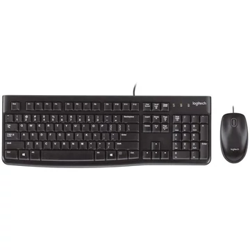 Logitech MK120 USB billentyűzet + egér fekete US