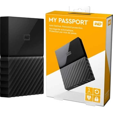 Western Digital 1TB 2.5" My Passport külső winchester fekete (WDBYVG0010BBK) Western Digital 1TB 2.5" My Passport külső winchester fekete (WDBYVG0010BBK)