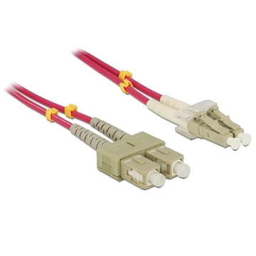 Delock OM4 optikai kábel LC/SC csatlakozás 2m (84681)
