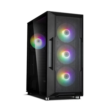 Zalman i3 NEO BLACK táp nélküli ablakos ház fekete