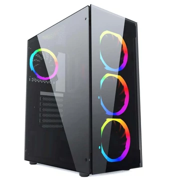 Gembird Fornax 1500RGB táp nélküli ház fekete (CCC-FC-1500RGB)