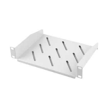 Lanberg 10" 1U 254x180mm rack polc szürke (AK-1012-S)