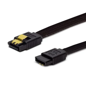 Savio GAK-02 SATA III kábel 30cm fekete