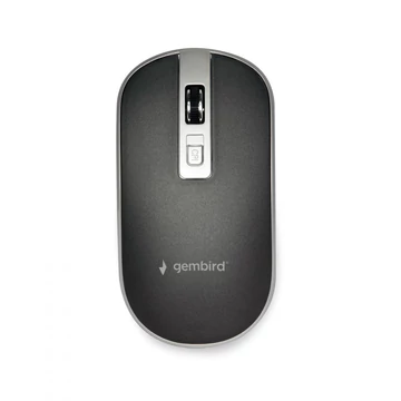 Gembird MUS-4B-06-BS Optikai egér fekete/ezüst