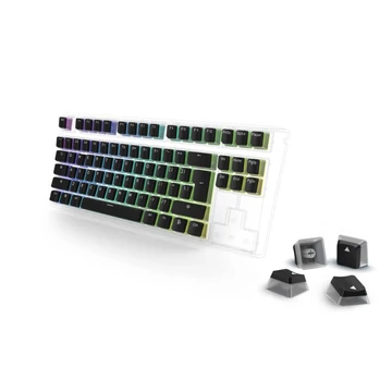 Hama uRage Doubleshot PBT billentyűsapka szett fekete UK/US