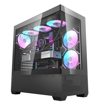 DarkFlash DS900 Air táp nélküli ablakos ház fekete