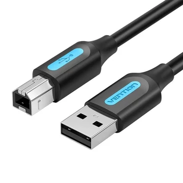 Vention USB 2.0 A - USB-B nyomtató kábel 5m fekete (COQBJ)