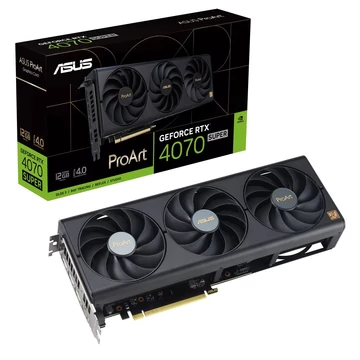 ASUS GeForce RTX 4070 SUPER 12GB ProArt OC Edition videokártya (PROART-RTX4070S-O12G) ASUS GeForce RTX 4070 SUPER 12GB ProArt OC Edition videokártya (PROART-RTX4070S-O12G)