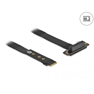 Delock M.2 kulcs M - PCIe x4 NVMe adapter hajlított 20 cm hosszú kábellel (64132) Delock M.2 kulcs M - PCIe x4 NVMe adapter hajlított 20 cm hosszú kábellel (64132)