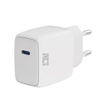 ACT AC2135 USB-C Charger 35W with Power Delivery PPS and GaNFast White ACT AC2135 USB-C Charger 35W with Power Delivery PPS and GaNFast White