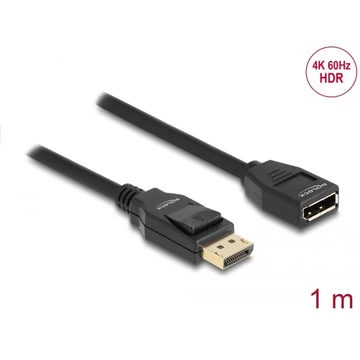 Delock DisplayPort 1.2 bővítőkábel 4K 60 Hz 1m (80001)