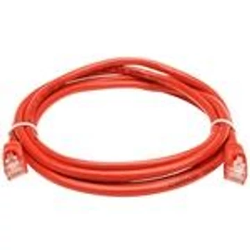 OEM RJ45 CAT6 UTP M/M adatkábel 0.5m LSOH piros (XUTPSZC6KAB05P)