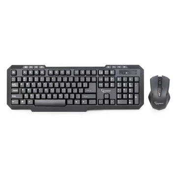 Gembird KBS-WM-02 Wireless Keyboard Combo Black US