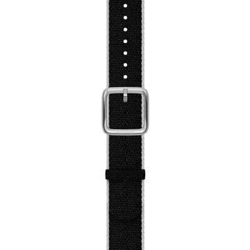 Withings Recycled Woven PET Wristband 18mm Black, White & Silver