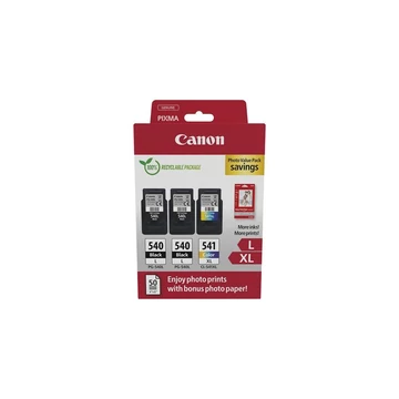 Canon PG-540L X2 + CL-541XL eredeti tintapatron multipack + fotópapír