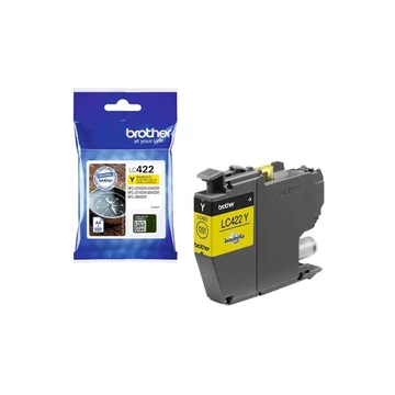 Brother LC422 sárga eredeti tintapatron