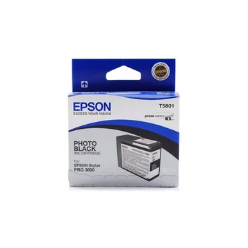 Epson T5801 fotó fekete eredeti tintapatron