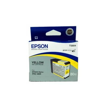 Epson T5804 sárga eredeti tintapatron