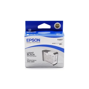 Epson T5807 világos fekete eredeti tintapatron