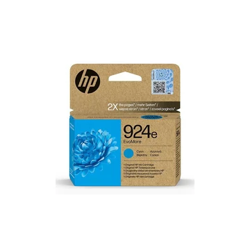 HP 4K0U7NE No.924E kék eredeti tintapatron
