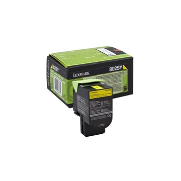 Lexmark [802SY] 802SY sárga eredeti toner