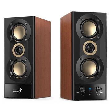 Genius SP-HF800BT Bluetooth Speaker Wood