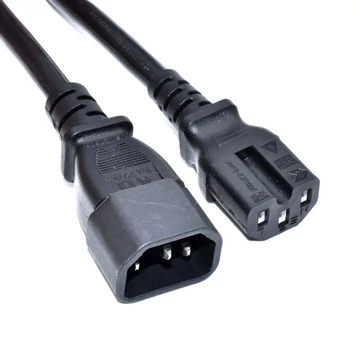Akyga AK-UP-05 Power Cable for Server Extension IEC C14 / C15 1m Black Akyga AK-UP-05 Power Cable for Server Extension IEC C14 / C15 1m Black