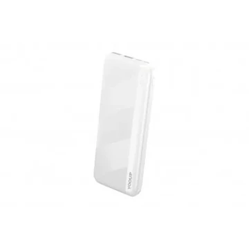 YOOUP P03 10 000 mAh powerbank – USB, fehér