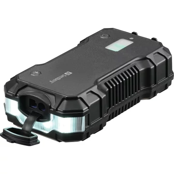 Sandberg Car Jumpstarter 10 000 mAh indítássegítő powerbank – 12 V/USB-A, fekete