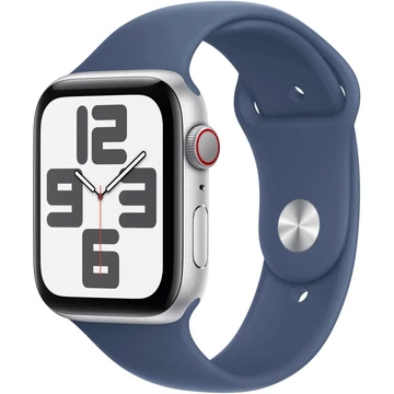 Apple Watch SE2 v3 GPS + Cellular 40mm Silver Alu Case with Denim Sport Band S/M Apple Watch SE2 v3 GPS + Cellular 40mm Silver Alu Case with Denim Sport Band S/M