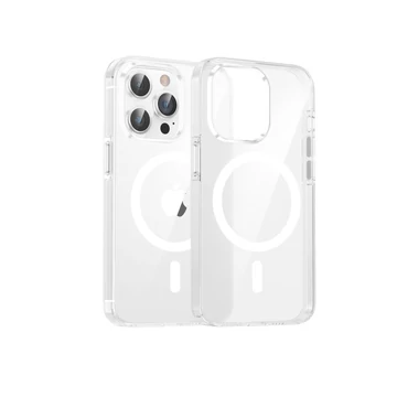 Dviced Magsafe iPhone 15 Pro Clear case White