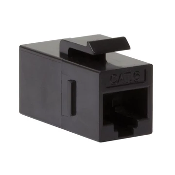Logilink Cat.6 Keystone Inline Coupler UTP, 14.5 mm széles, fekete