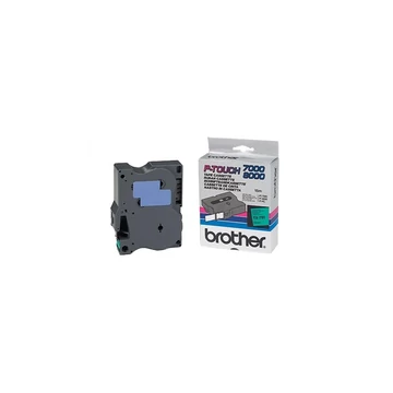 Brother TX-751 zöld alapon fekete eredeti feliratozó szalag