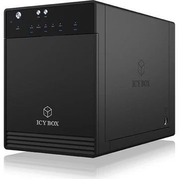 Raidsonic IcyBox IB-3740-C31 USB 3.1 (Gen 2) Type-C Single Enclosure for 4x HDD/SSD Black Raidsonic IcyBox IB-3740-C31 USB 3.1 (Gen 2) Type-C Single Enclosure for 4x HDD/SSD Black