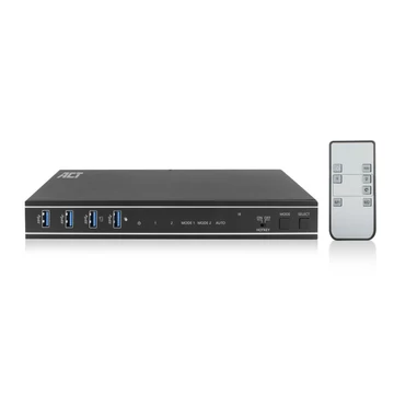 ACT AC7914 2-Port Dual HDMI 4K@60Hz KVM switch USB 3.2 Gen1 (USB 3.0) ACT AC7914 2-Port Dual HDMI 4K@60Hz KVM switch USB 3.2 Gen1 (USB 3.0)
