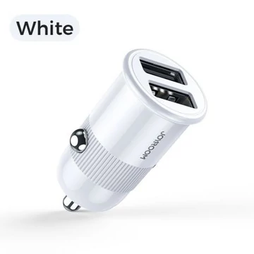 Joyroom C-A06 3.1A 2xUSB Autós Töltőfej + Micro USB 1M Adatkábel White Joyroom C-A06 3.1A 2xUSB Autós Töltőfej + Micro USB 1M Adatkábel White