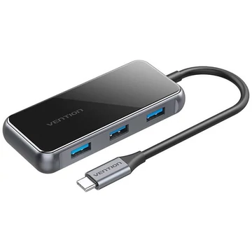 Vention USB-C to HDMI/ USB3.0x3/PD 0,15m Grey