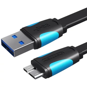 Vention USB-A 3.0/M to Micro USB-B cable 0,2m Black