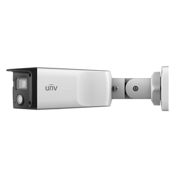 Uniview Prime-III 8MP (3840x1080) 180°-os széles látószögű ColorHunter csőkamera, 2x4mm fix objektívvel, dual mikrofonnal és hangszóróval