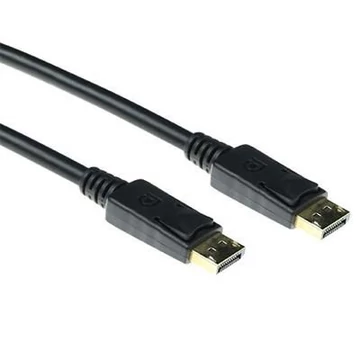 ACT DisplayPort cable male to male, power pin 20 not connected 5m Black ACT DisplayPort cable male to male, power pin 20 not connected 5m Black