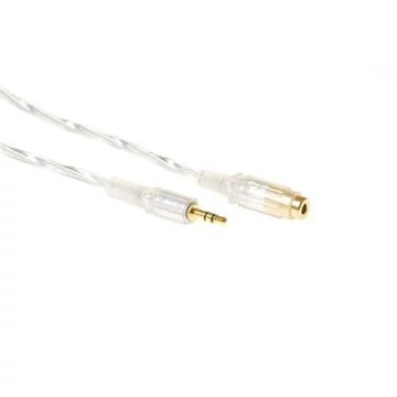 ACT High quality audio connection cable 1x 3,5 mmm jack male to 1x 3.5mm stereo jack female 5m Transparent ACT High quality audio connection cable 1x 3,5 mmm jack male to 1x 3.5mm stereo jack female 5m Transparent