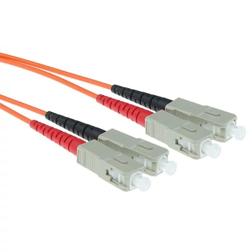ACT LSZH Multimode 62.5/125 OM1 fiber duplex with SC connectors 3m Orange ACT LSZH Multimode 62.5/125 OM1 fiber duplex with SC connectors 3m Orange