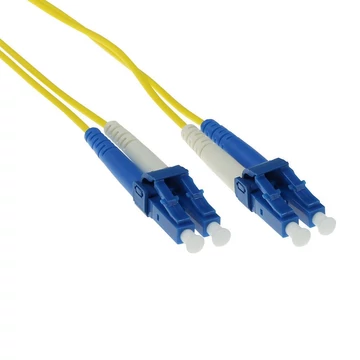 ACT LSZH Singlemode 9/125 OS2 fiber patch cable duplex with LC connectors 22m Yellow ACT LSZH Singlemode 9/125 OS2 fiber patch cable duplex with LC connectors 22m Yellow