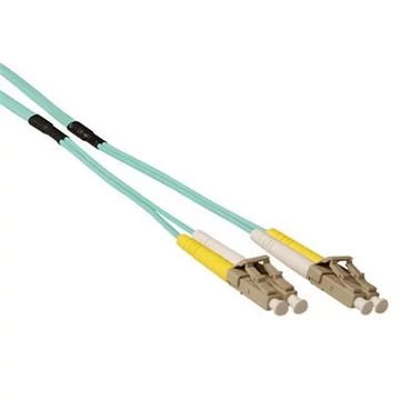 ACT Multimode 50/125 OM3 duplex ruggedized fiber cable with LC connectors 20m Blue ACT Multimode 50/125 OM3 duplex ruggedized fiber cable with LC connectors 20m Blue