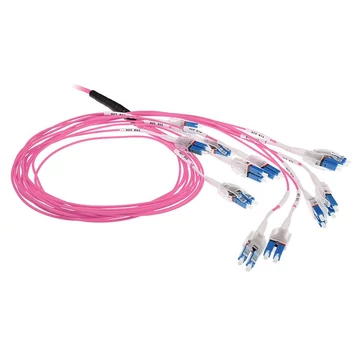 ACT Multimode 50/125 OM4 Preterm fiber cable 24F LC Polarity Twist 70m Pink ACT Multimode 50/125 OM4 Preterm fiber cable 24F LC Polarity Twist 70m Pink